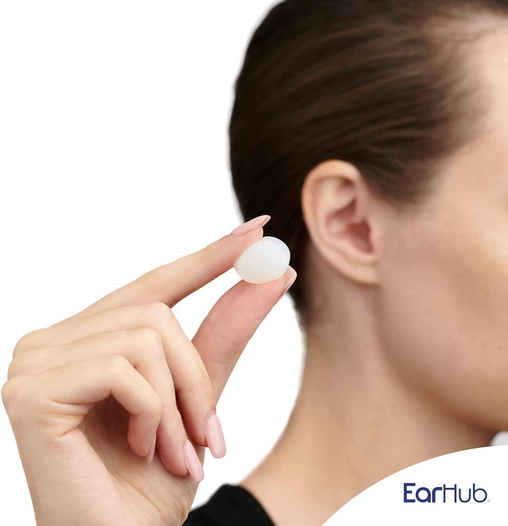 earhub sleepwell soft silicone earplugs